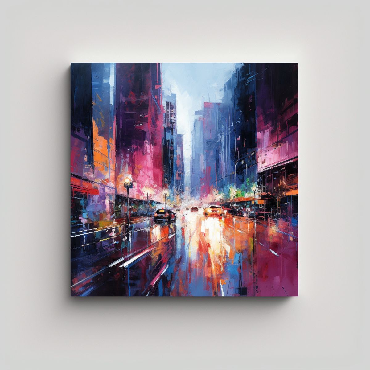 GENERICO - Cuadro Moderno Exclusivo En Bastidor Ilumina La 60x60 Cm