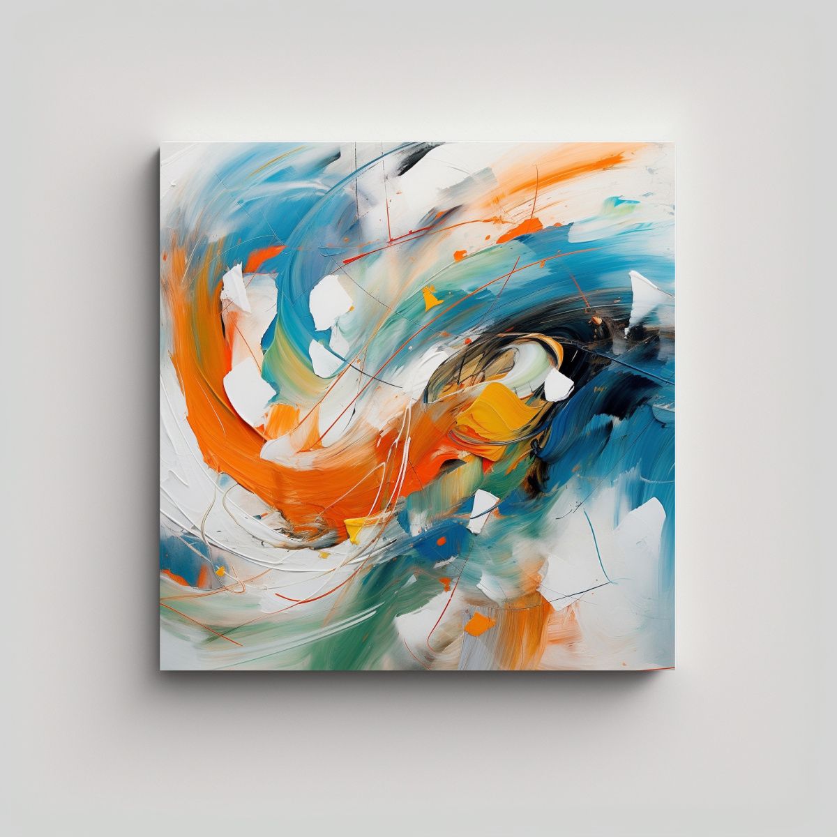 GENERICO - Pinturas Decorativas Con Líneas Complejas Y 70x70 Cm