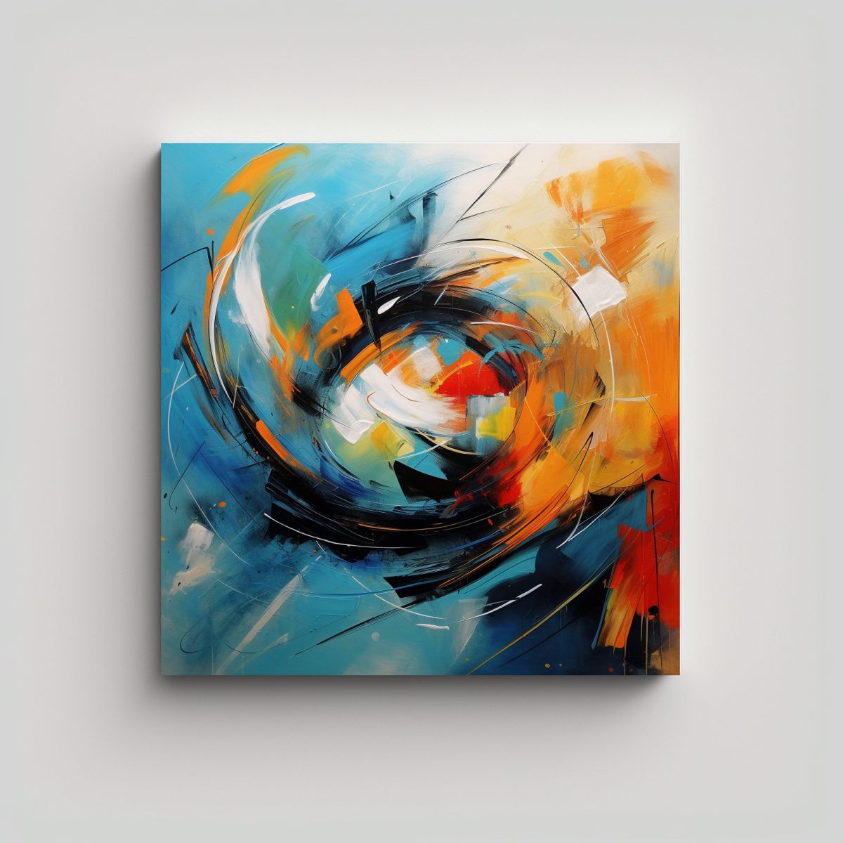 GENERICO - Pinturas Abstractas En Color Completo Y Hermosa 50x50 Cm