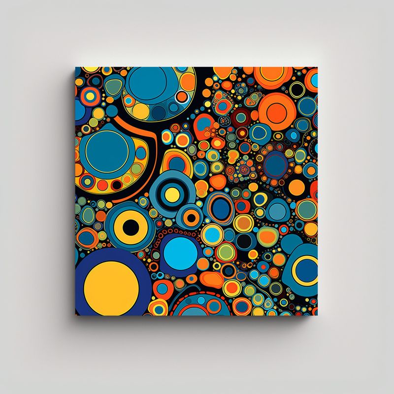 GENERICO - Pinturas Vintage Para La Decoración De 80x80 Cm