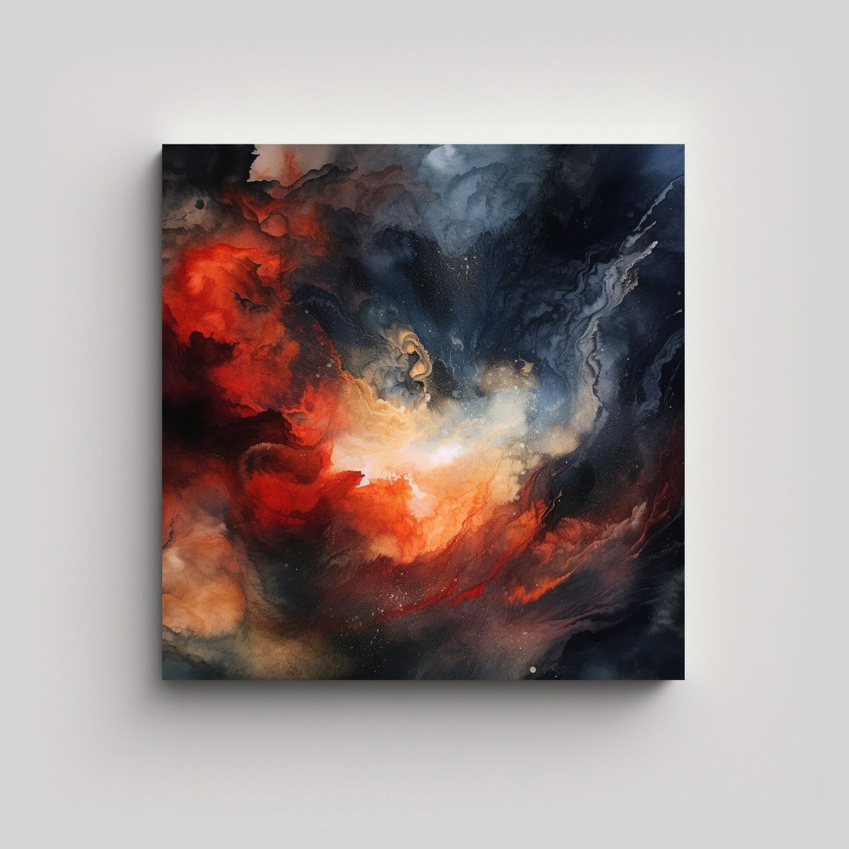 GENERICO - Pintura De Pared Pop Art Fondo Acuarela 90x90 Cm