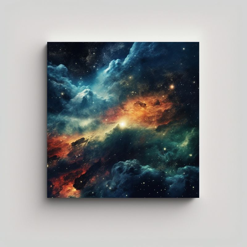 GENERICO - Pintura Creativa De Arte De Pared: Cielo 50x50 Cm