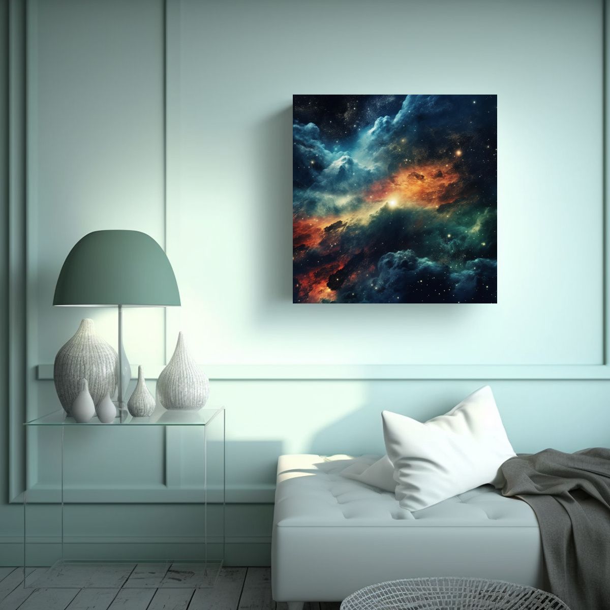 GENERICO - Pintura Creativa De Arte De Pared: Cielo 50x50 Cm