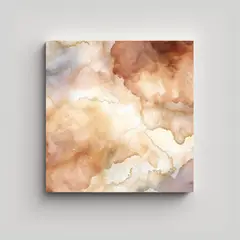 GENERICO - Composición Movimiento Armonía Neutral Fondo 60x60 Cm