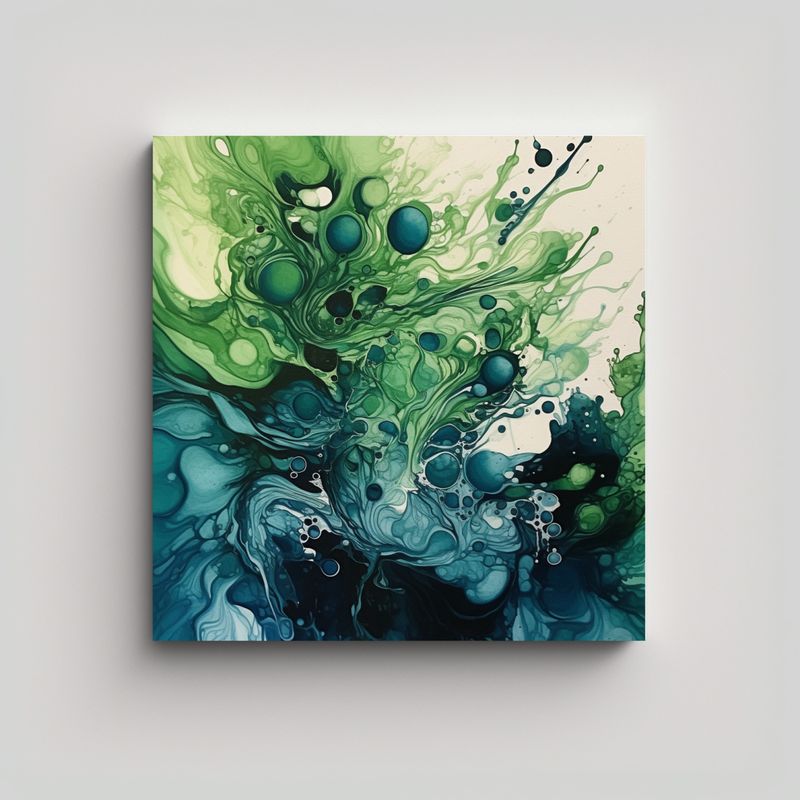 GENERICO - Pinturas Decorativas En Bastidor De Temática 90x90 Cm