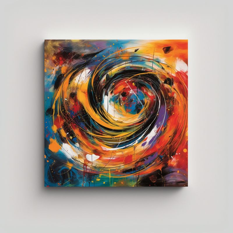 GENERICO - Cuadro Paradox: Sumérgete En Un Mundo Donde La 50x50 Cm