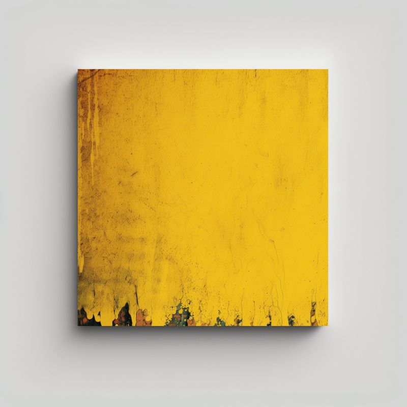 GENERICO - Cuadro Abstracto Lienzo Tela Inspiración 80x80 Cm