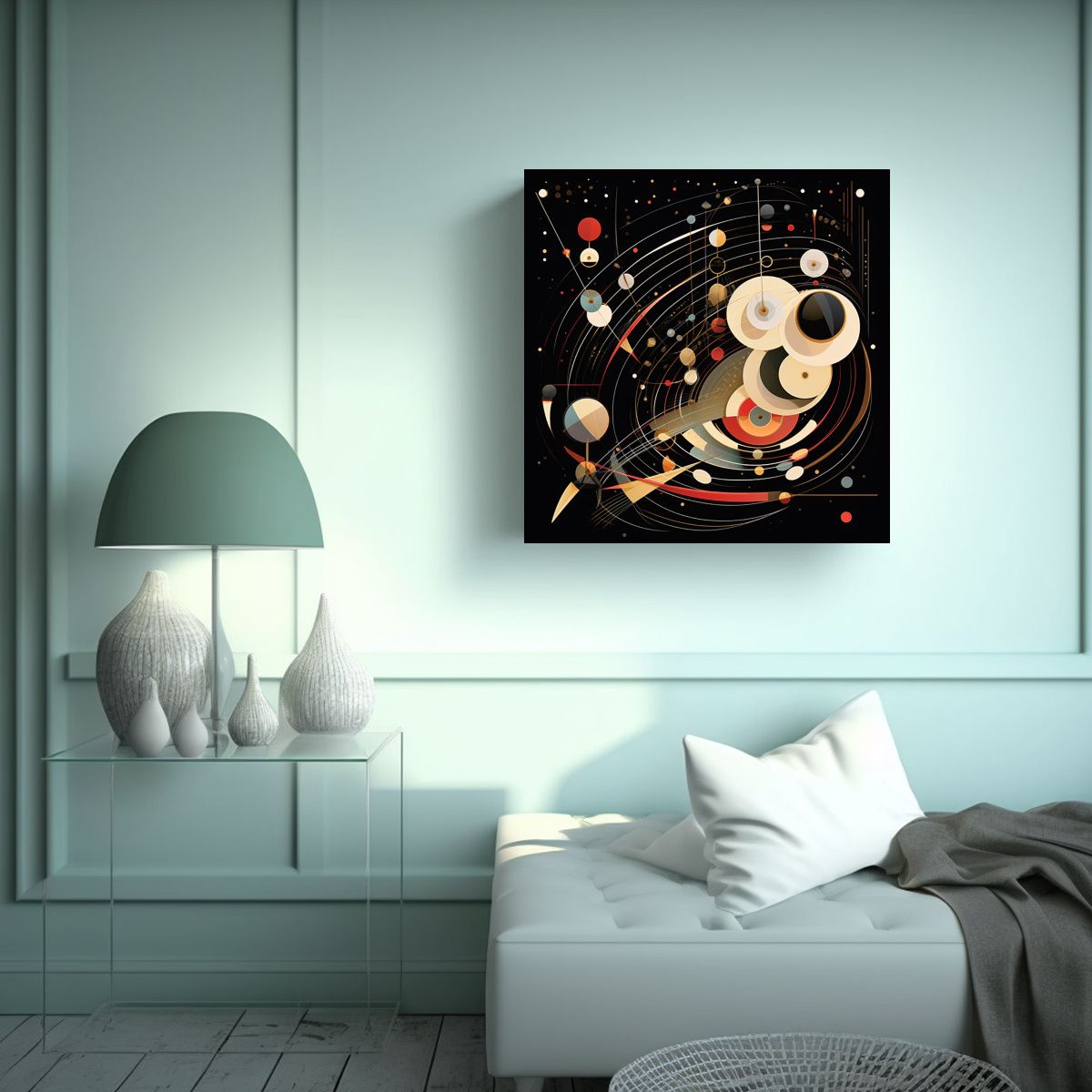 GENERICO - Pintura Decorativa De Lienzo De Tela Con 70x70 Cm