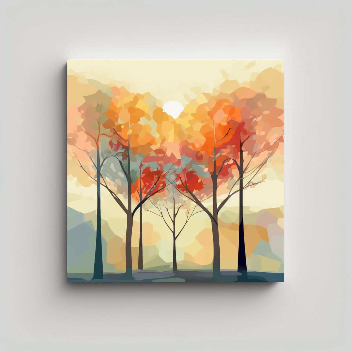 GENERICO - Pinturas Decorativas De Naturaleza Simplista De 80x80 Cm