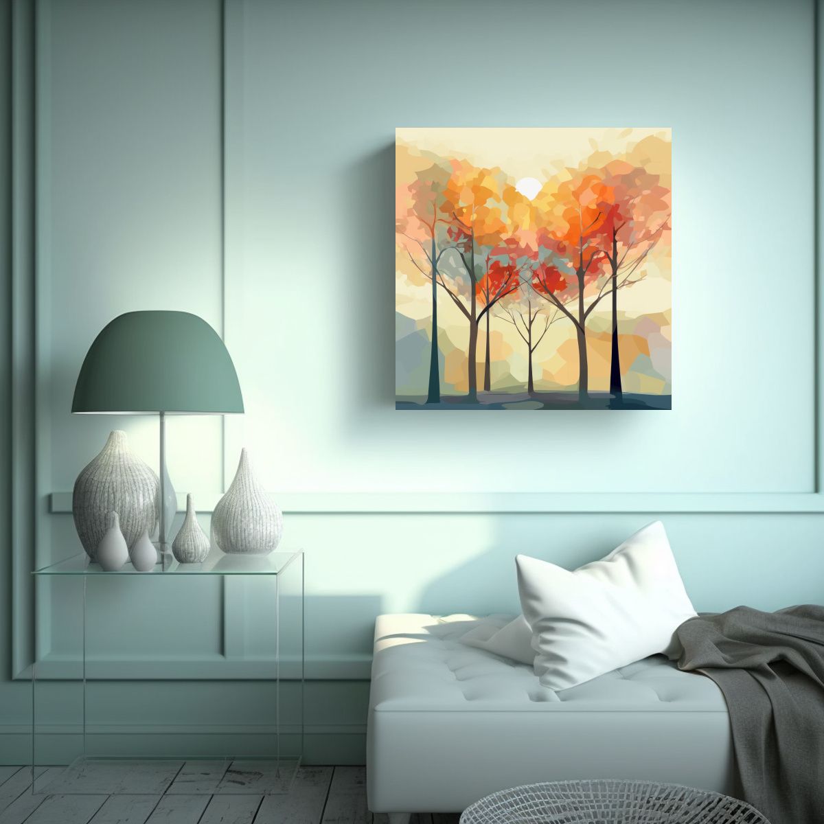 GENERICO - Pinturas Decorativas De Naturaleza Simplista De 80x80 Cm