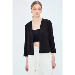 IO - Chaqueta Negro Mujer