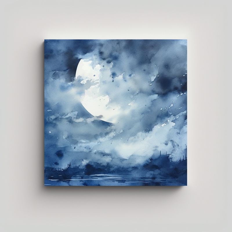 GENERICO - Pintura Decorativa En Bastidor: Armonía 90x90 Cm