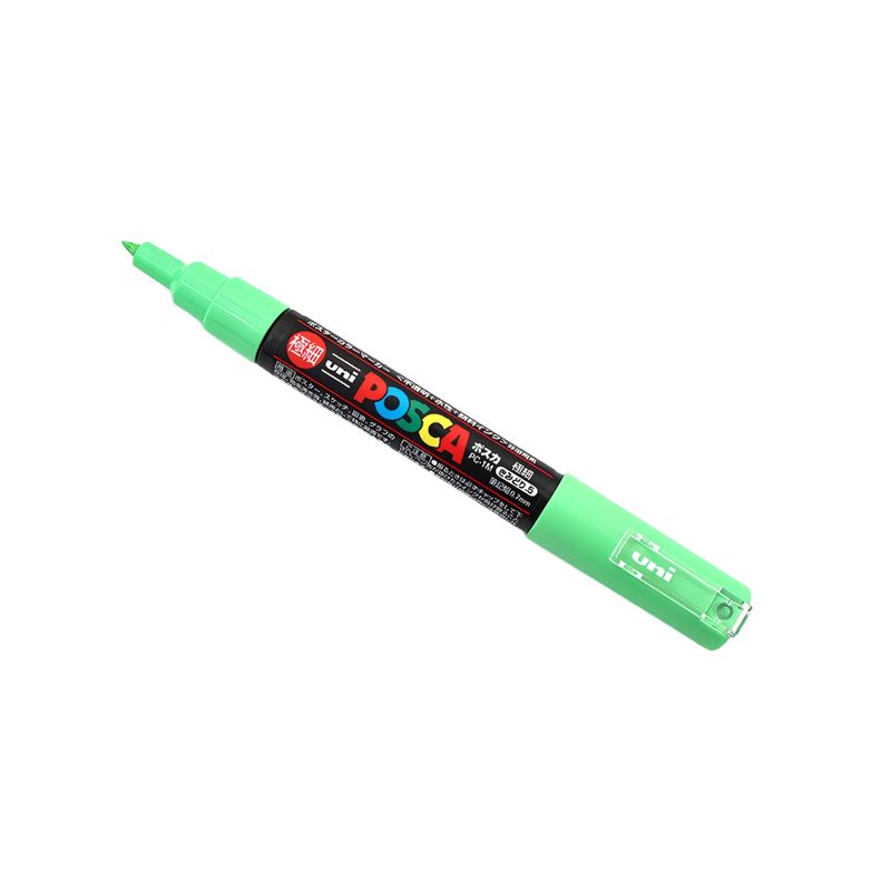 MITSUBISHI - Lapiz Posca Pc-1m Verde Claro Punta Fina 07mm Japones