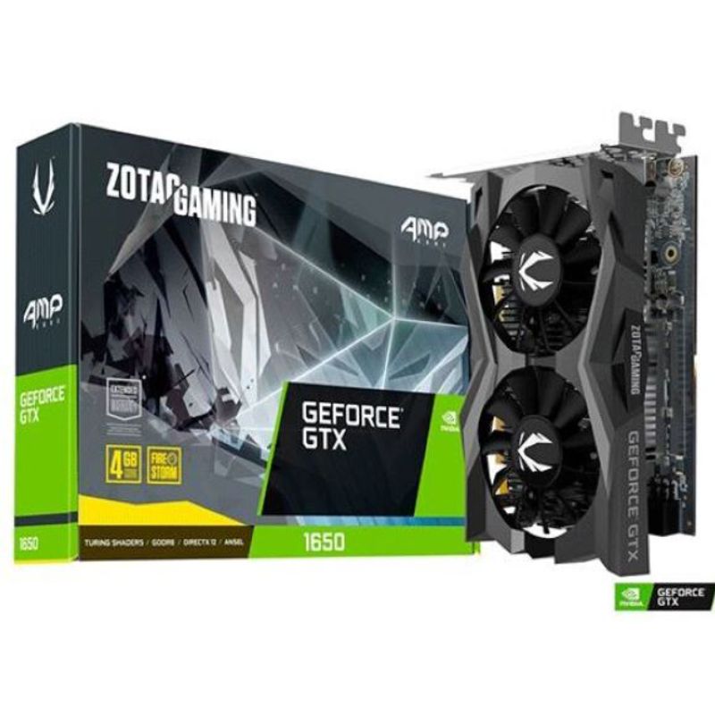 ZOTAC - Tarjeta de Video - Zotac GAMING GeForce GTX 1650 AMP Core - 4 GB