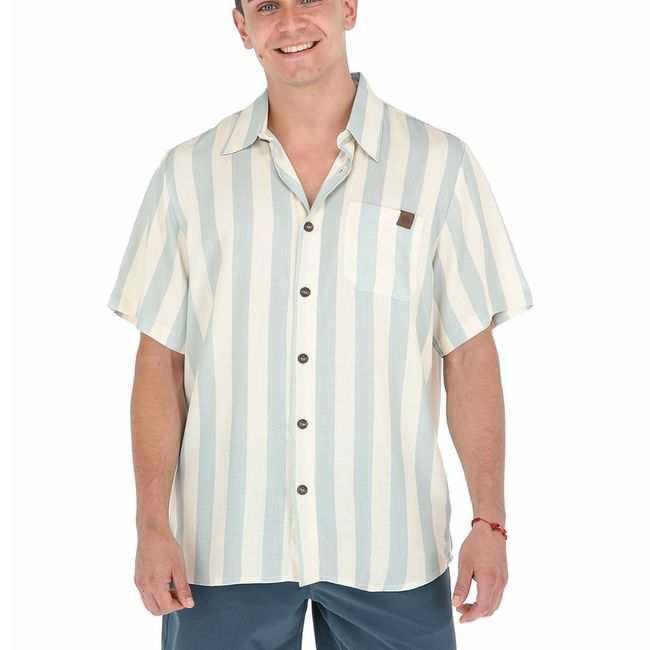 BUFFALO CHILE - Guayabera Opal Beige Hombre