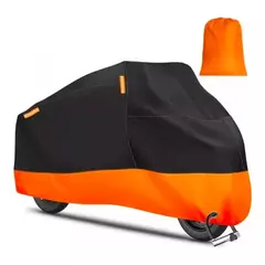 MUNDO MAGIA - Funda Impermeable 100% Protector Cubre Motos Bicicletas Xl