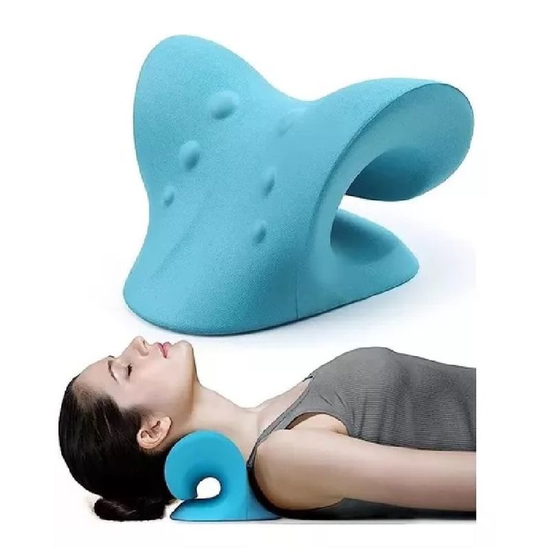 GENERICO - Almohada Tracción Cervical Cuello Quiropráctica Relajante