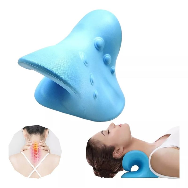 GENERICO - Almohada Tracción Cervical Cuello Quiropráctica Relajante