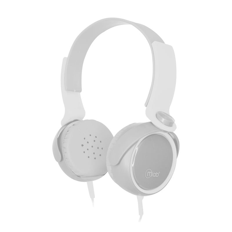 MLAB - Audífonos Extrabass Over Ear Alámbricos Mlab Blanco MLAB
