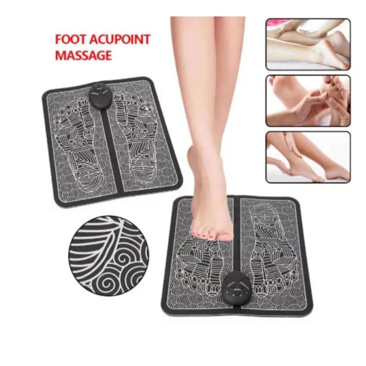 GENERICO - Estimulador Muscular Portátil Masajeador De Pies Eléctrico