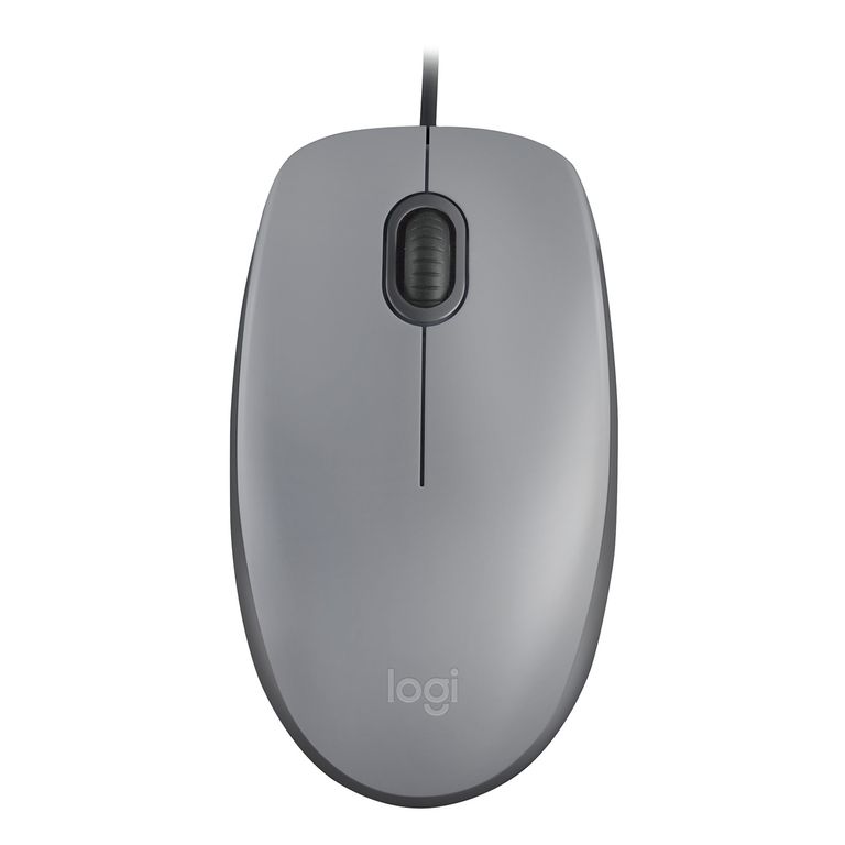 MOUSE M110 SILENT SILVER Gris