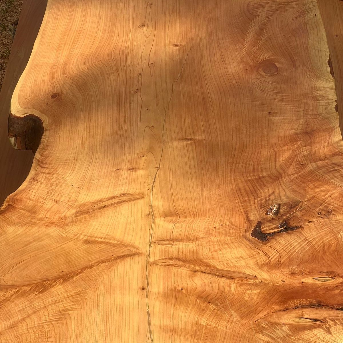 BOSQUE SUR SPA - Mesa de Terraza Rústica Madera 100% Ciprés Macrocarpa de 160cmX80cm