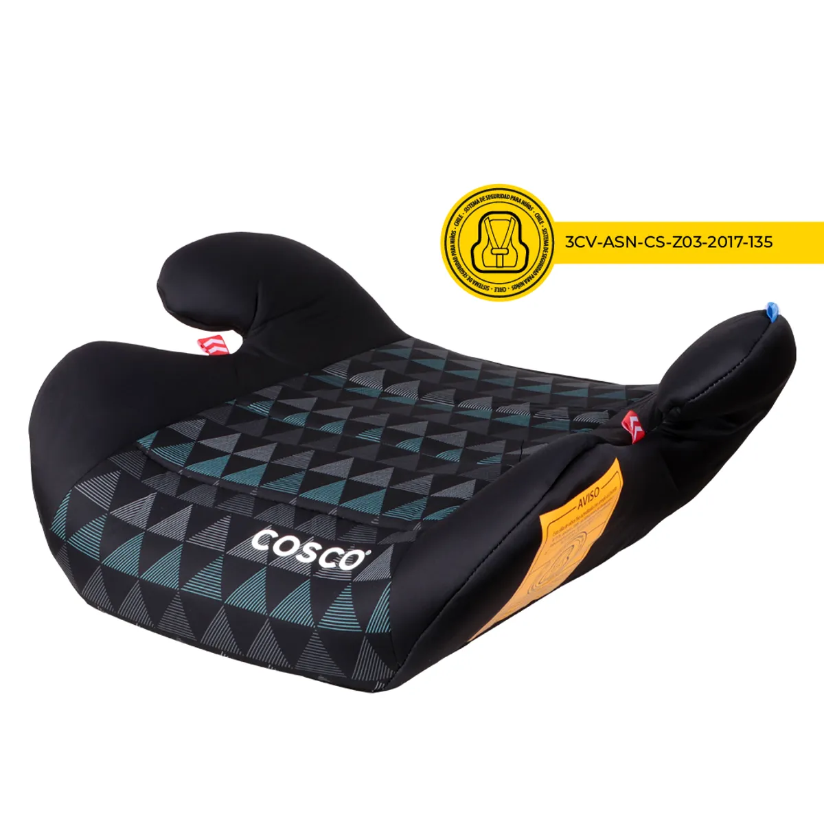 COSCO - Silla Auto Alzador Bowl Negro Cosco