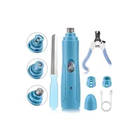 Kit Completo De Cortauñas Lima Eléctrica De Perro Y Mascotas