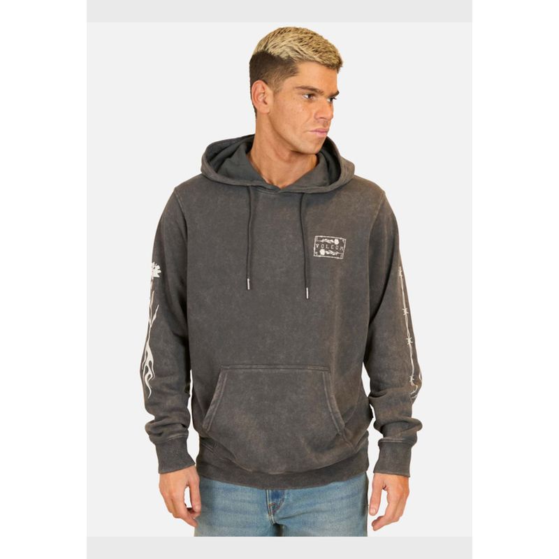VOLCOM - Poleron System Error Gris Hombre Volcom
