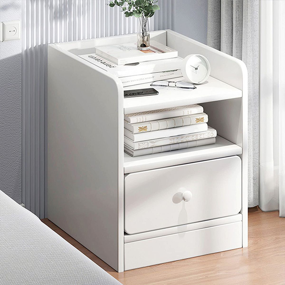 CASA BELLA - VELADOR MESITA 3 NIVELES 1 CAJON TIENDA EL GARAGE ZT1