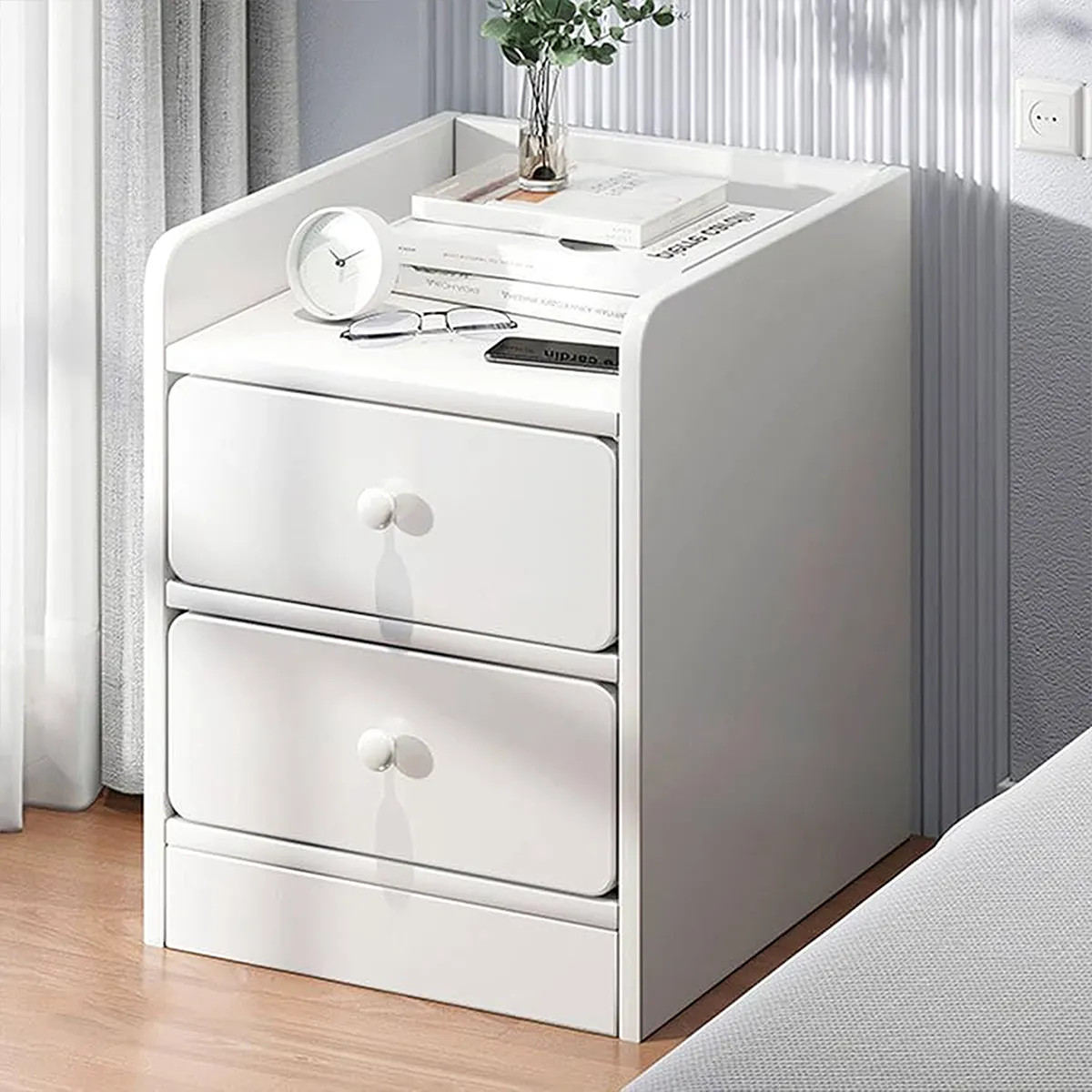 CASA BELLA - VELADOR MESITA 3 NIVELES 2 CAJONES TIENDA EL GARAGE ZT2