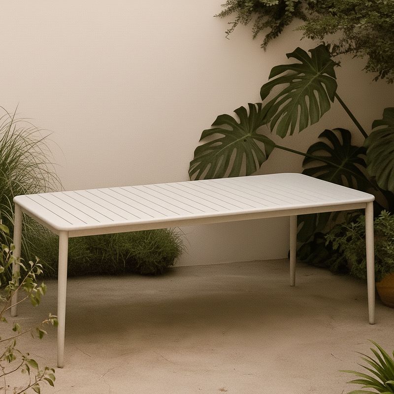 MILK - Mesa de Comedor Terraza Fix Beige
