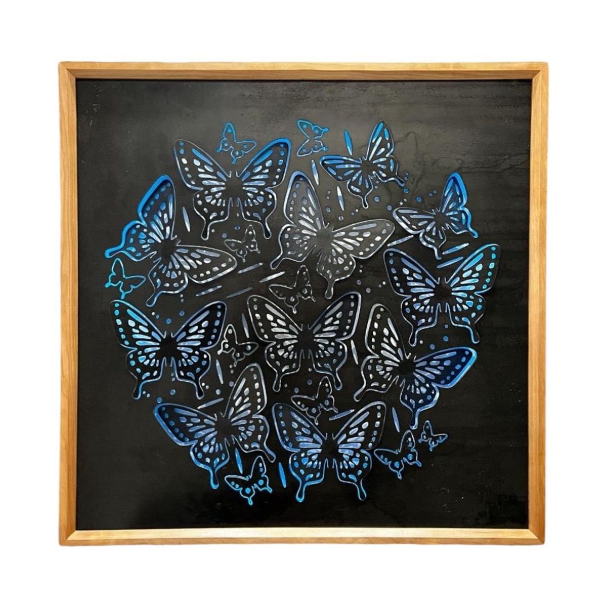 GENERICO - Cuadro Retroiluminado modelo Mariposas