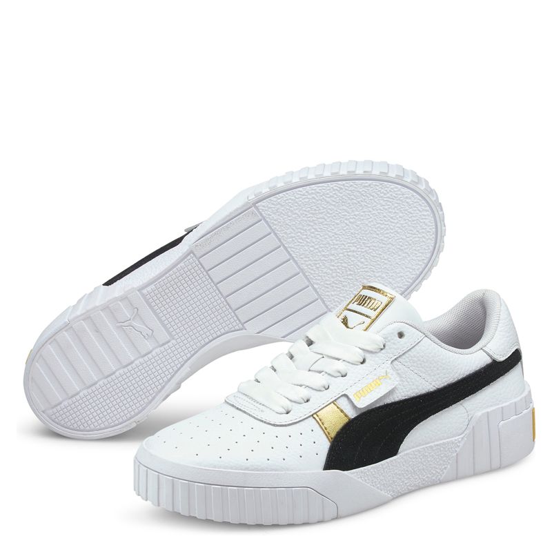 PUMA - Cali Varsity Wns Zapatilla Urbana Mujer Cuero