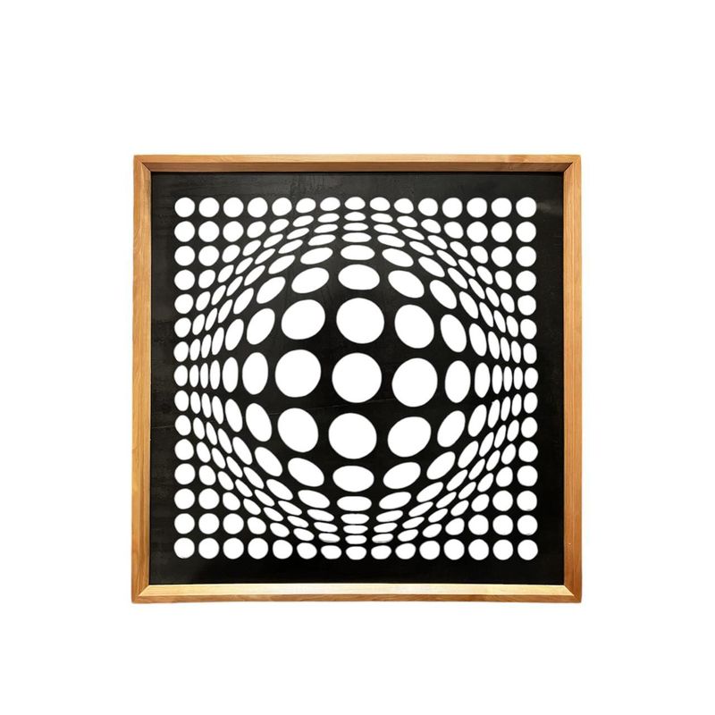GENERICO - Cuadro Retroiluminado modelo Puntos 3D
