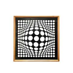GENERICO - Cuadro Retroiluminado modelo Puntos 3D