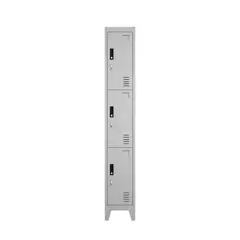 GENERICO - Lockers Metálicos 1 Cuerpo y 3 Puertas