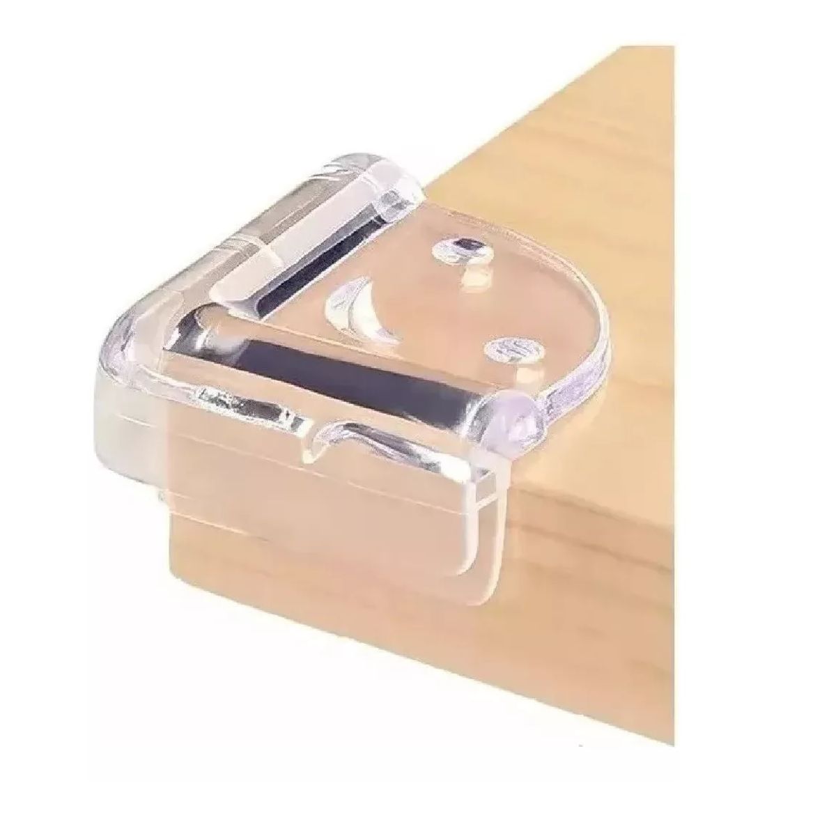 GENERICO - Set 4 Esquineros Protección Bebé Mesas Muebles Seguridad Col