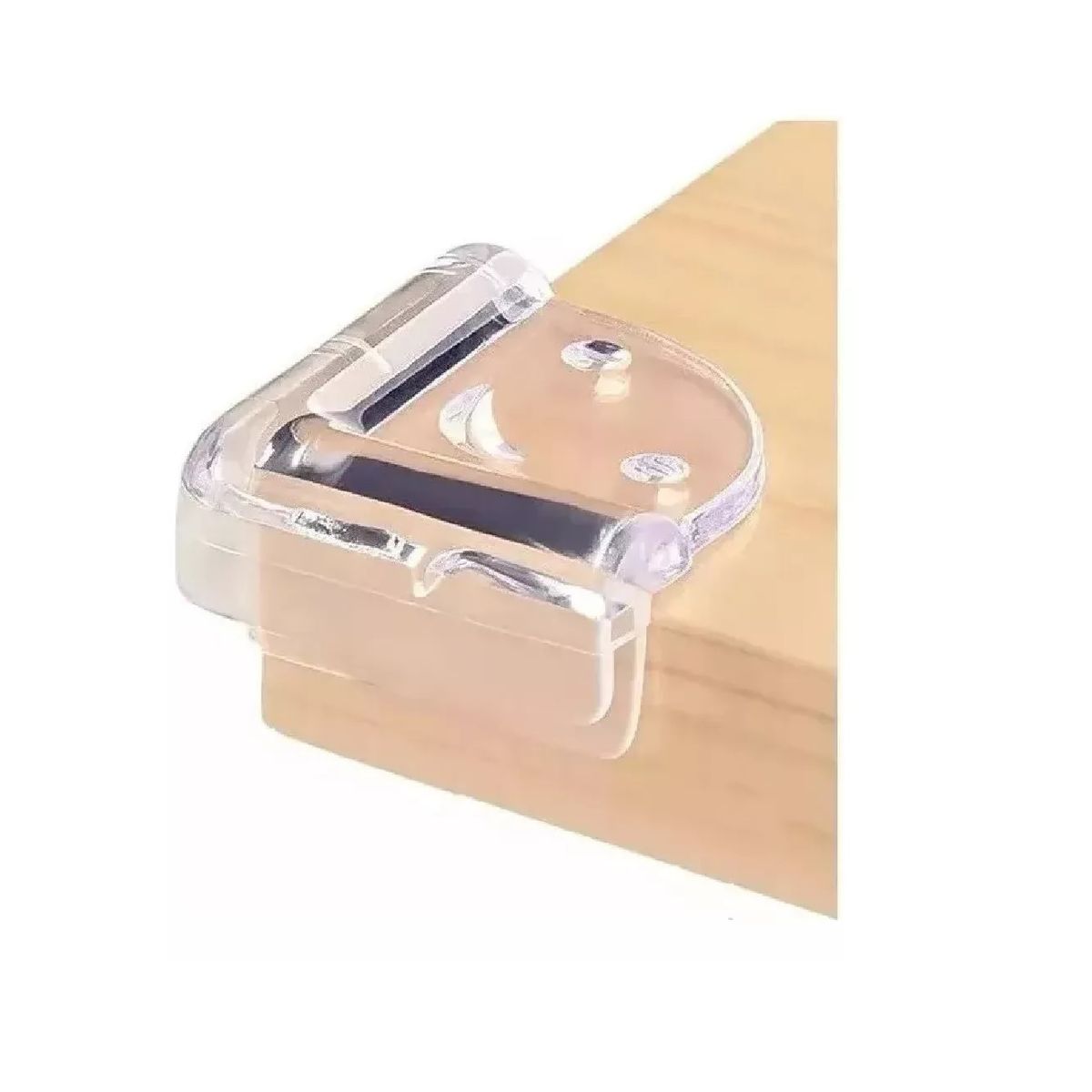 GENERICO - Set 4 Esquineros Protección Bebé Mesas Muebles Seguridad Col