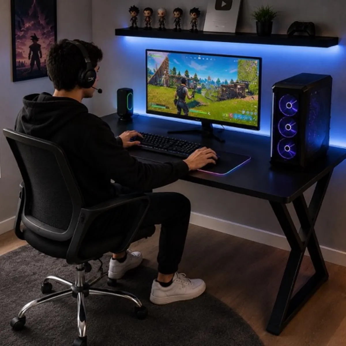CASA BELLA - ESCRITORIO OFICINA GAMMER 120X60 ZT5