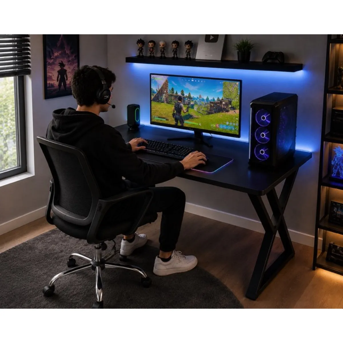 CASA BELLA - ESCRITORIO OFICINA GAMMER 120X60 ZT5