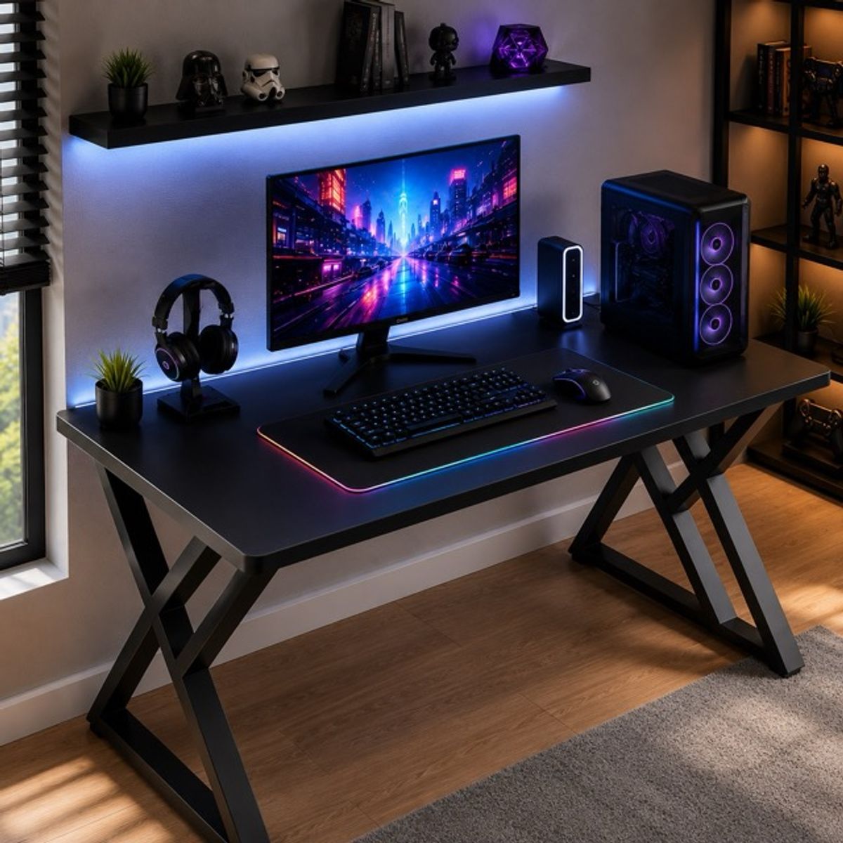 CASA BELLA - ESCRITORIO OFICINA GAMMER 120X60 ZT5