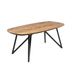 THE POPULAR DESIGN - MESA DE COMEDOR KOTA L SEMI BURNT