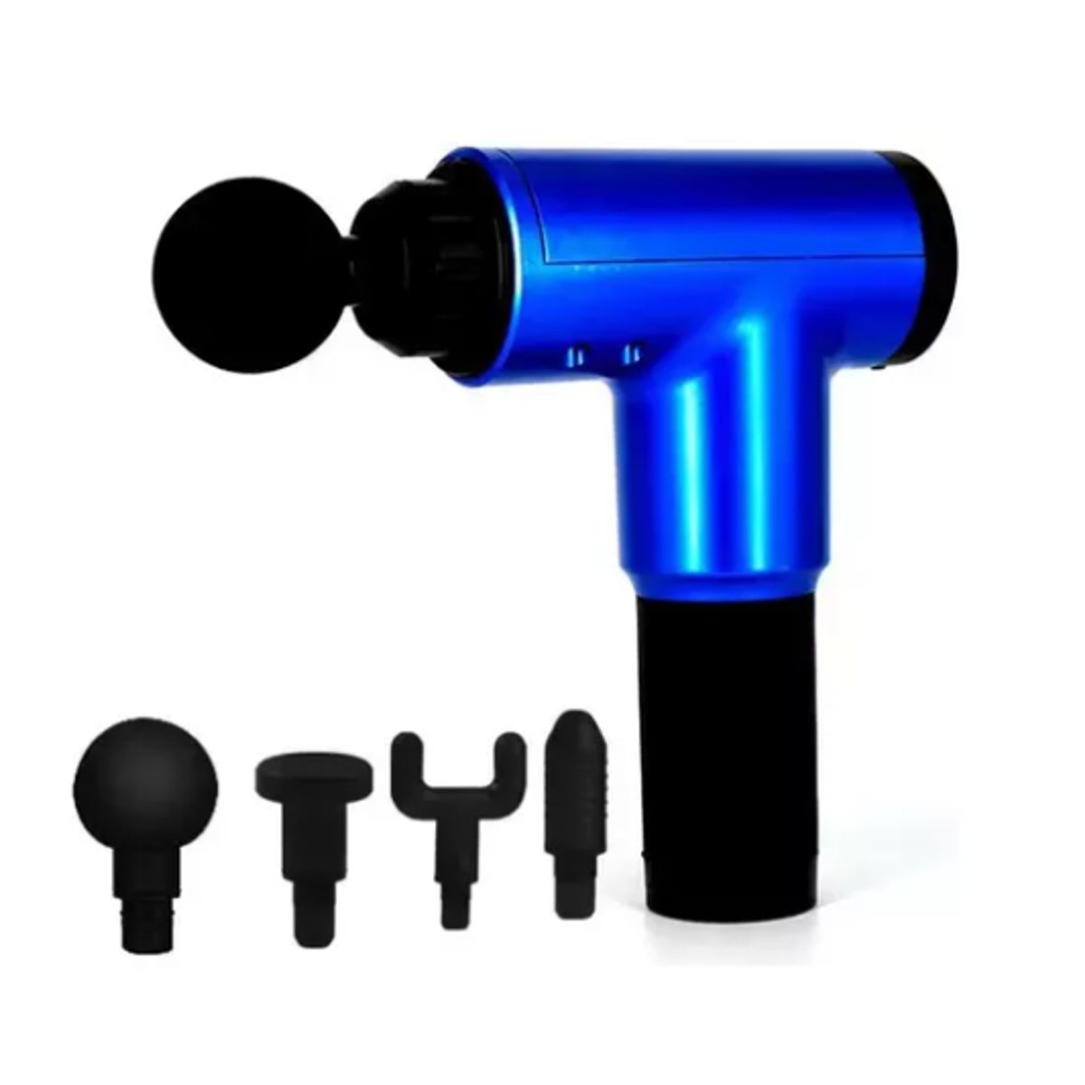 GENERICO - Pistola Masajeadora Masajeador Muscular Maquina Para Masajes AZUL