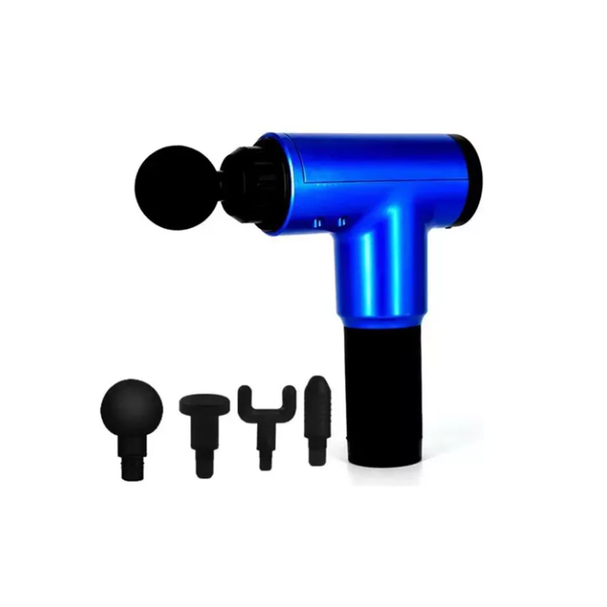 GENERICO - Pistola Masajeadora Masajeador Muscular Maquina Para Masajes AZUL