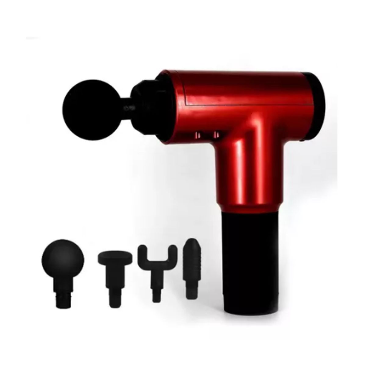 GENERICO - Pistola Masajeadora Masajeador Muscular Maquina Para Masajes ROJO