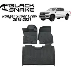 BLACK SNAKE OFF ROAD EQUIPMENT - Piso Calce Perfecto Ford Ranger Super Crew 2019-2021