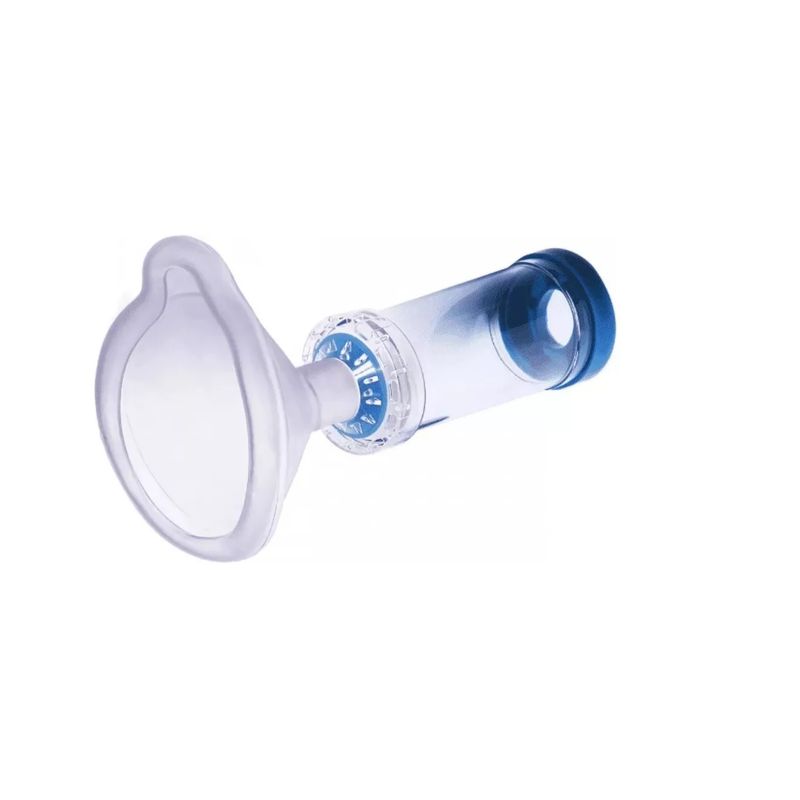 GENERICO - Aerocamara Pediatrica Valvula Inhalador Nebulizador Portatil