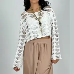 ARRAKASTA - Top de hilo talla única