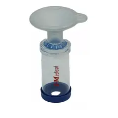 GENERICO - Aerocamara Adulto Valvula Inhalador Nebulizador Portatil L